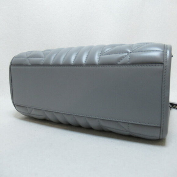 Gucci GG Marmont Shoulder Bag Leather Gray - Picture 4 of 9